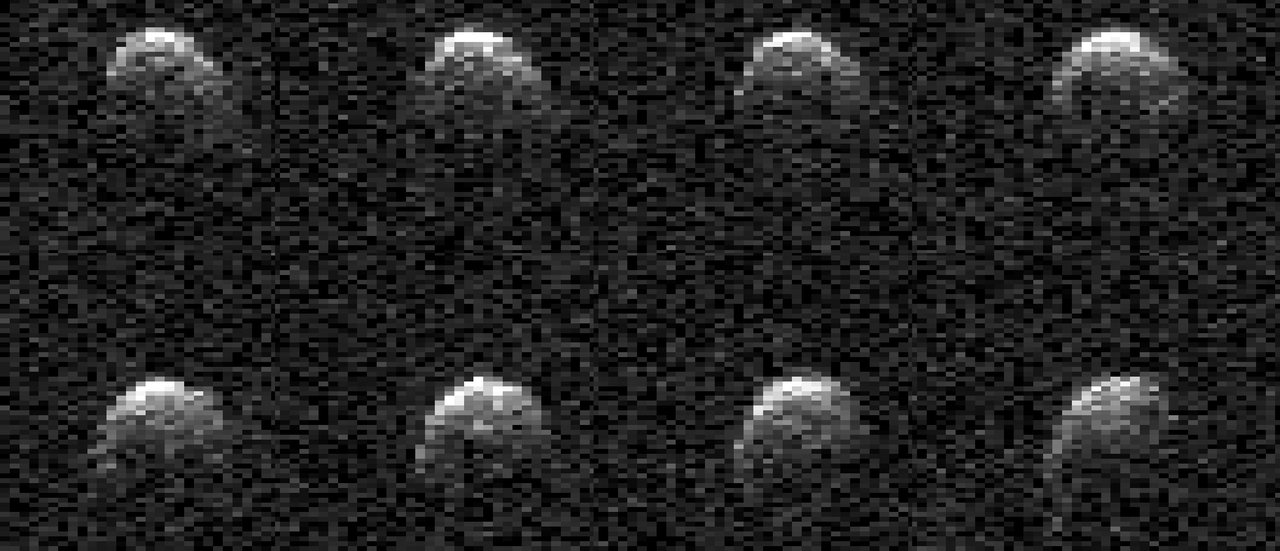 NASA's Planetary Radar Images Slowly Spinning Asteroid