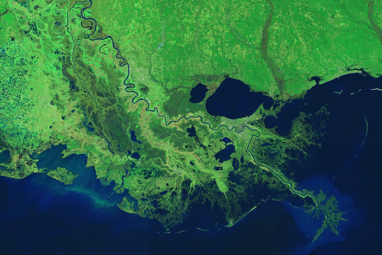 Satellites Help Scientists Track Dramatic Wetlands Loss in Louisiana NASA Jet Propulsion