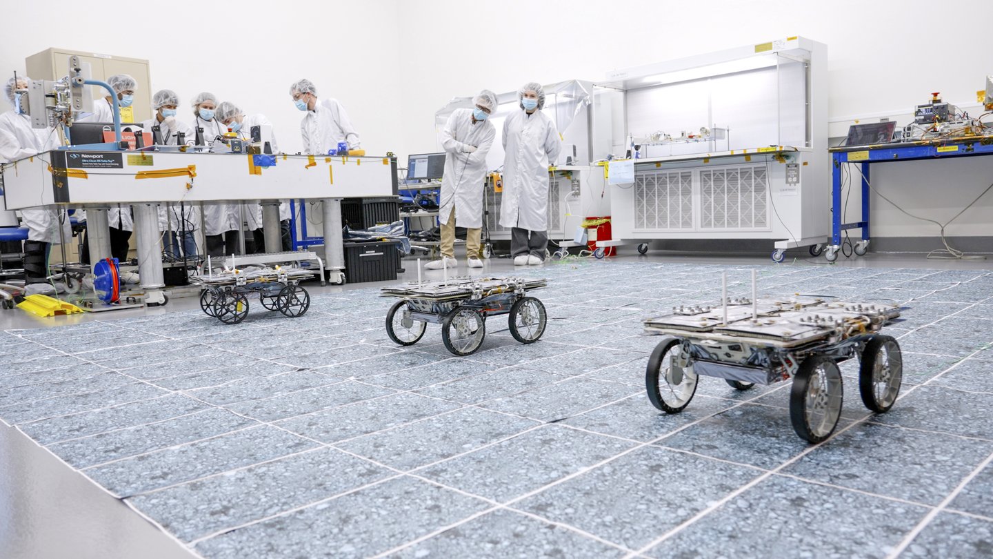 NASA's CADRE Rovers Take First Autonomous Drive | NASA Jet Propulsion ...