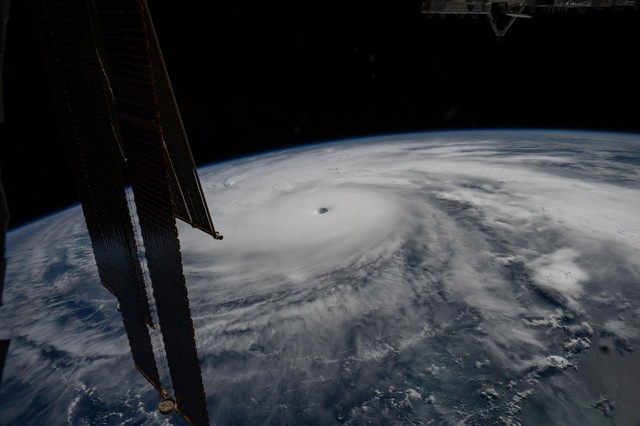 Category 5 Hurricane Melissa, one of the most powerful storms to hit the Caribbean in recent history, is pictured about 50 miles south of Jamaica in this photograph from the International Space Station as it orbited 262 miles above the Yucatan Peninsula.