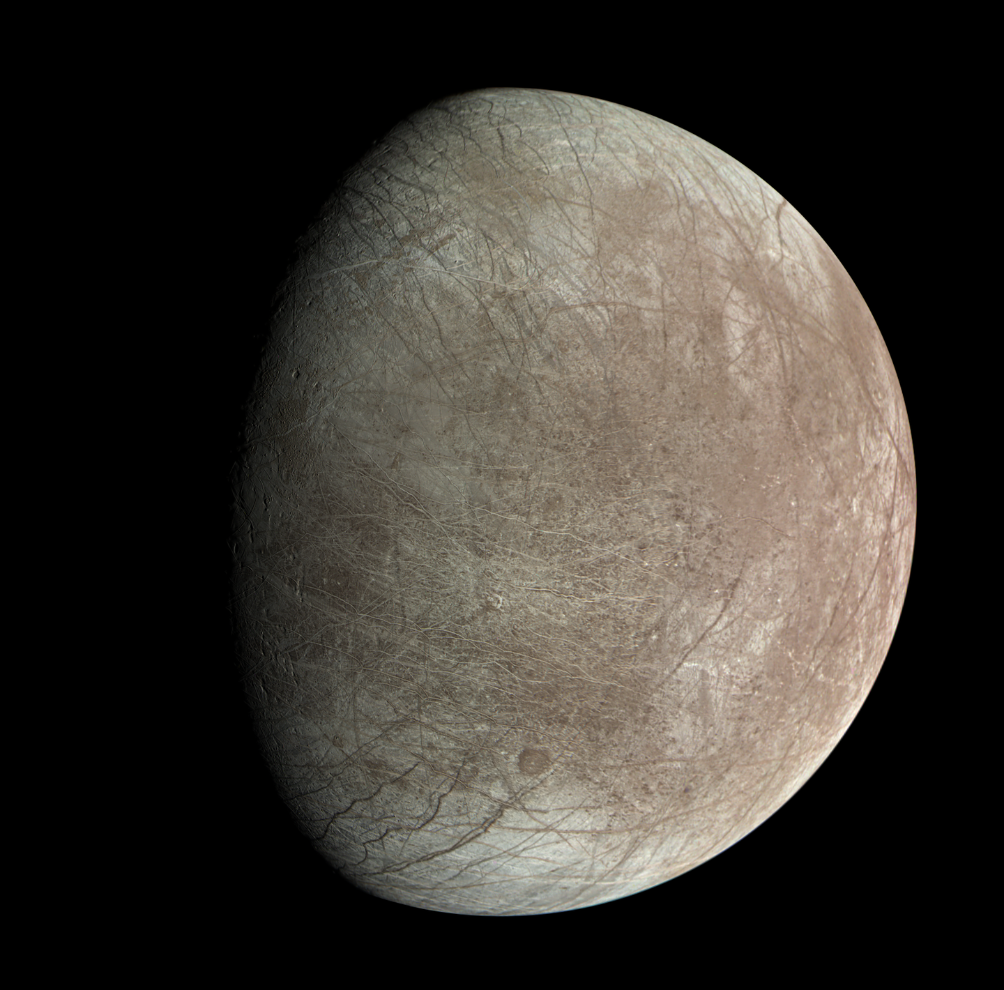 A JunoCam View Of Europa NASA Jet Propulsion Laboratory JPL 