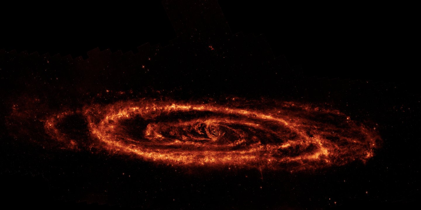 Andromeda☆彡 The Infrared Face of the Andromeda Galaxy | NASA Jet
