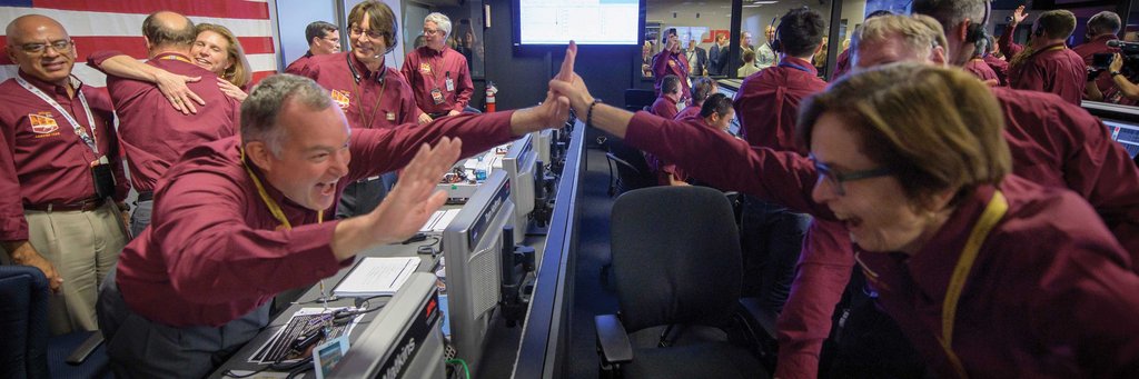 InSight high five