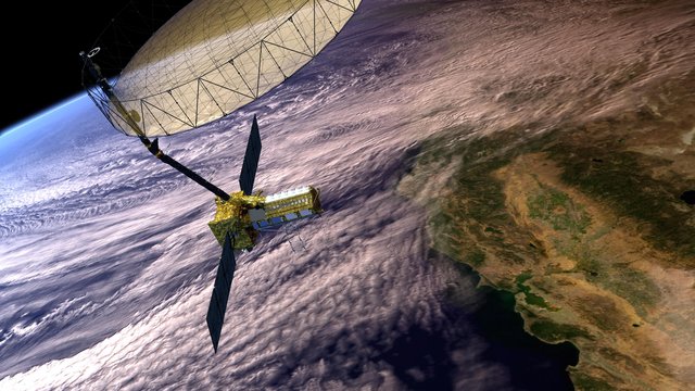 This artist's concept depicts the NISAR satellite in orbit over central and Northern California. Short for NASA-ISRO Synthetic Aperture Radar, NISAR is a joint mission of NASA and ISRO (Indian Space Research Organisation).