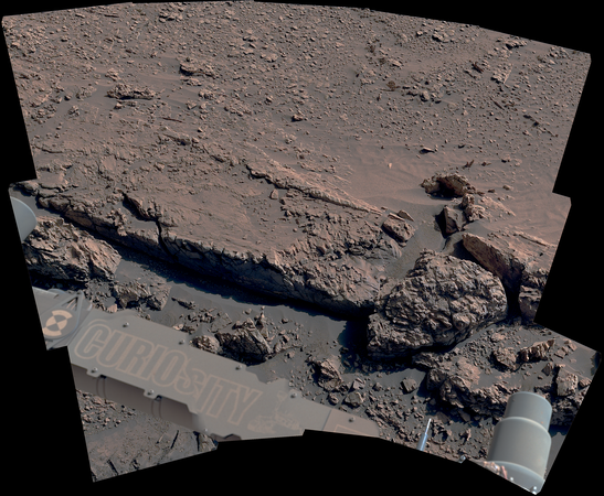 PIA26558-Curiosity Views a Fractured Boxwork Ridge Up Close