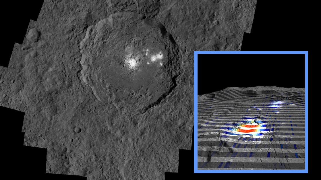 Recent Hydrothermal Activity May Explain Ceres' Brightest Area NASA