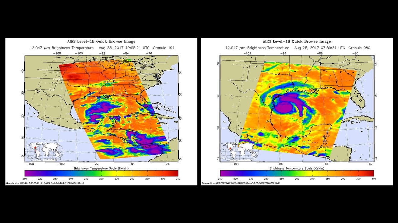 NASA Satellite Images Show Evolution of Hurricane Harvey | NASA Jet ...