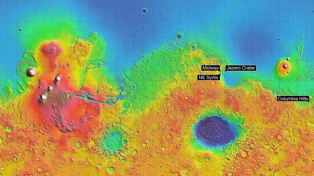 NASA Announces Landing Site for Mars 2020 Rover