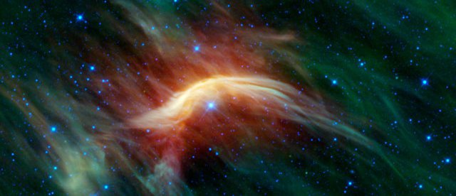 Runaway Star Plows Through Space | NASA Jet Propulsion