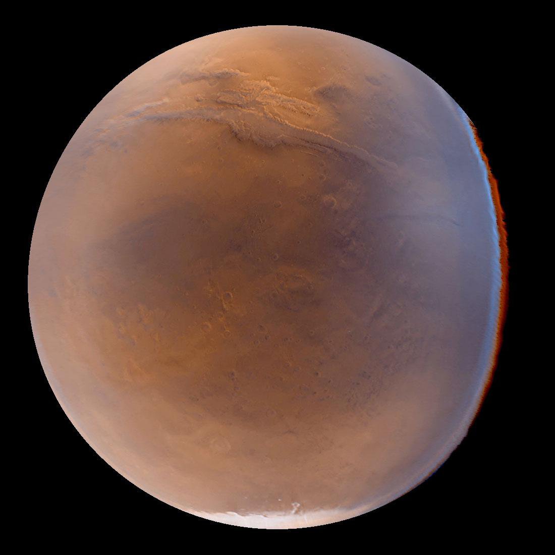 A Regional View of Mars on Orbit 63