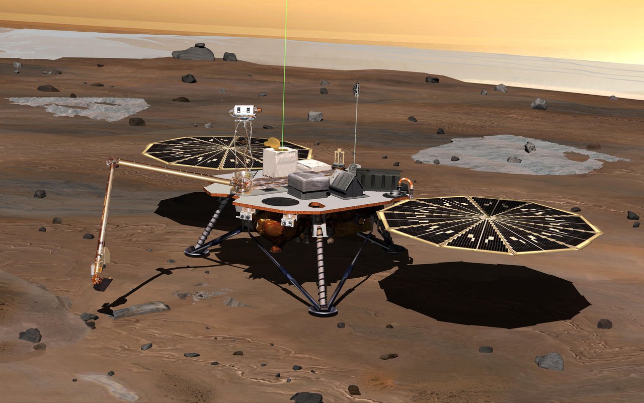 Phoenix Lander on Mars (Artist's Concept)