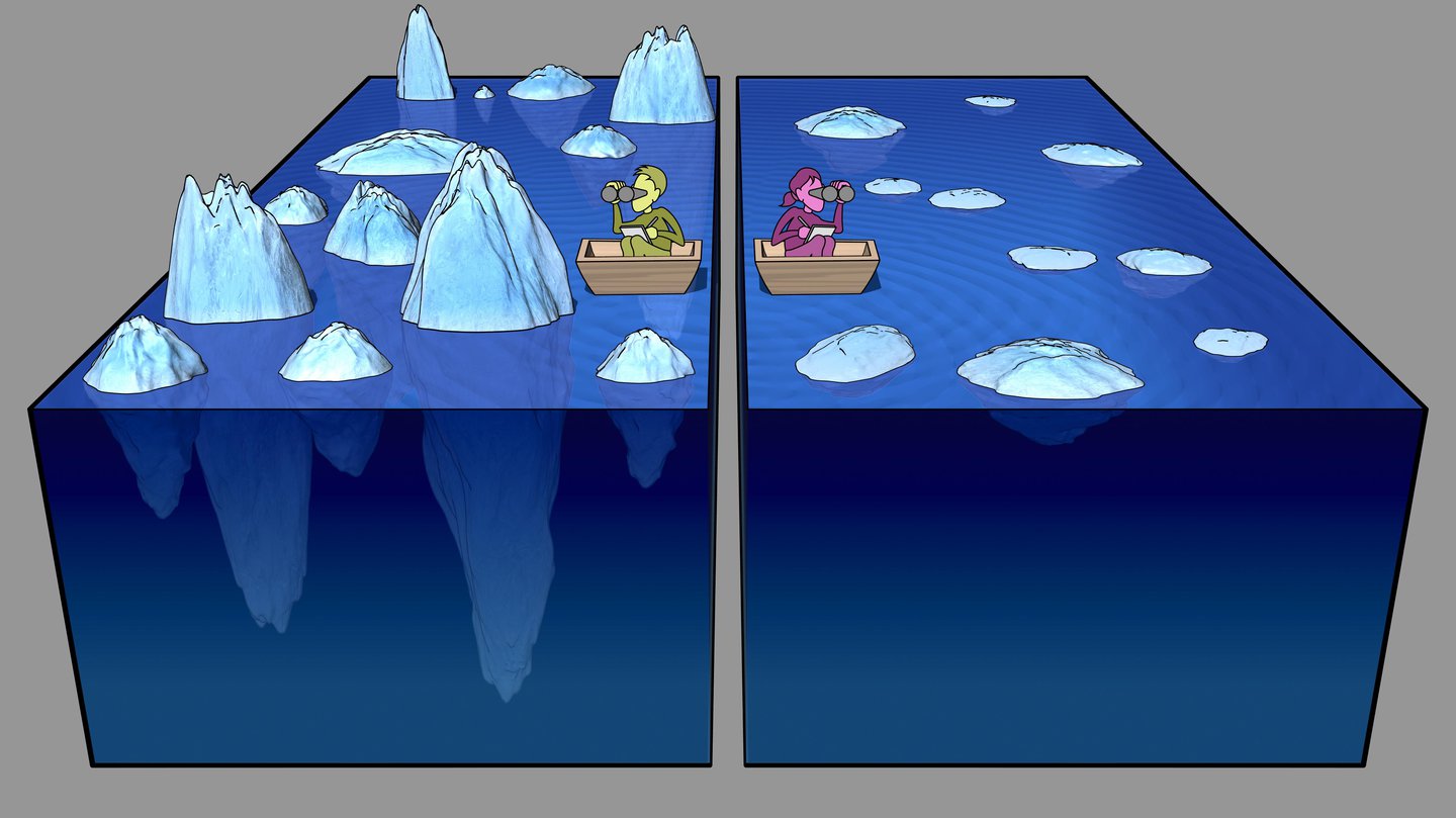 Cosmic Ice Measuring the Tip of Cosmic Icebergs | NASA Jet Propulsion Laboratory (JPL)