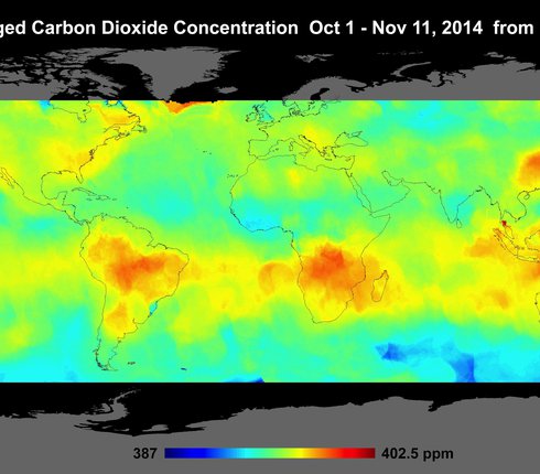 NASA's OCO-2 Instrument Measures Atmospheric Carbon Dioxide
