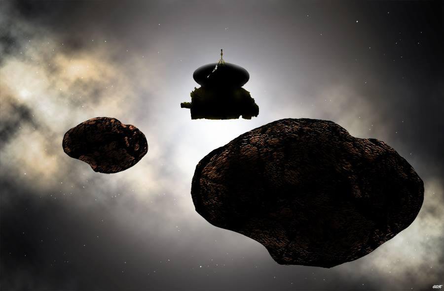 Artist Concept: Flying by a 2014 MU69 | NASA Jet Propulsion Laboratory ...
