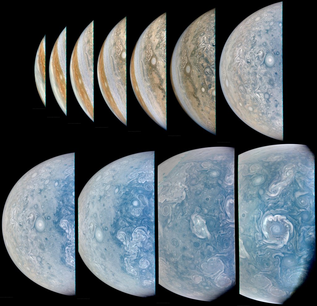 NASA s Juno Mission Captures Close Ups Of Polar Storms On Jupiter NASA s Juno Mission Captures Close Ups Of Polar Storms On Jupiter