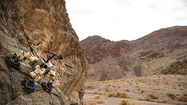 NASA Climbing Robot Scales Cliffs and Looks for Life