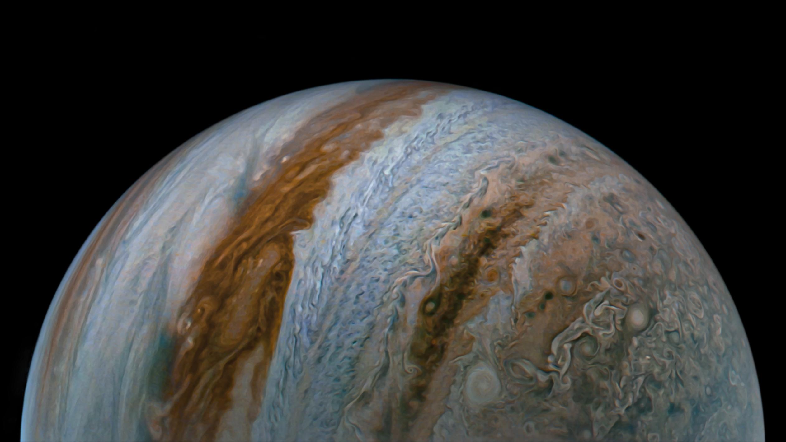 NASA s Juno Mission Images Jupiter s Belts And Zones NASA Jet 