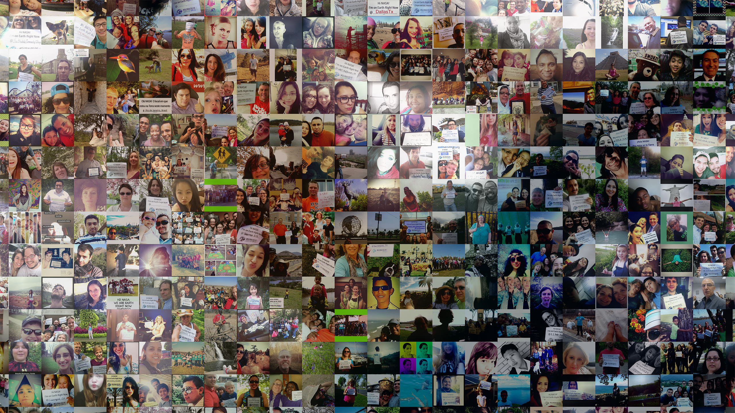 Nasa Selfie Earth Day World Mental Health And World Earth Day 