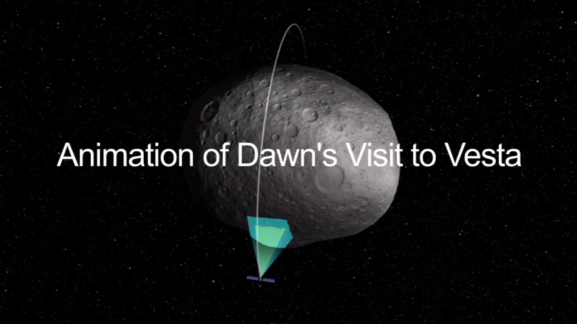 Animation of Dawn's Visit to Vesta | NASA Jet Propulsion Laboratory (JPL)